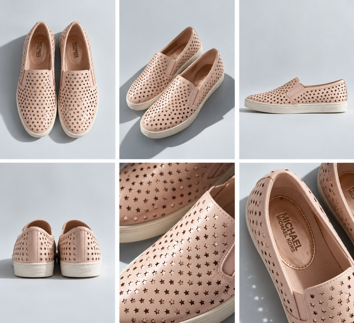 Michael Michael Kors - Women's Slip On Sneakers - Rose Gold - US 6