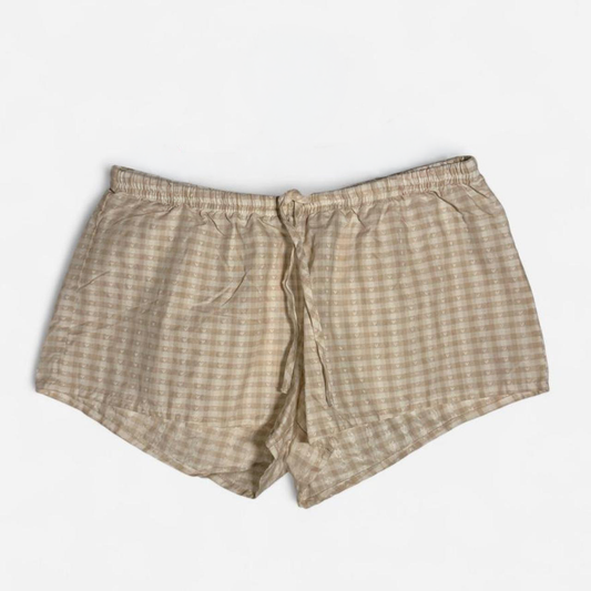 Brandy Melville Gingham Pajama Shorts - One size