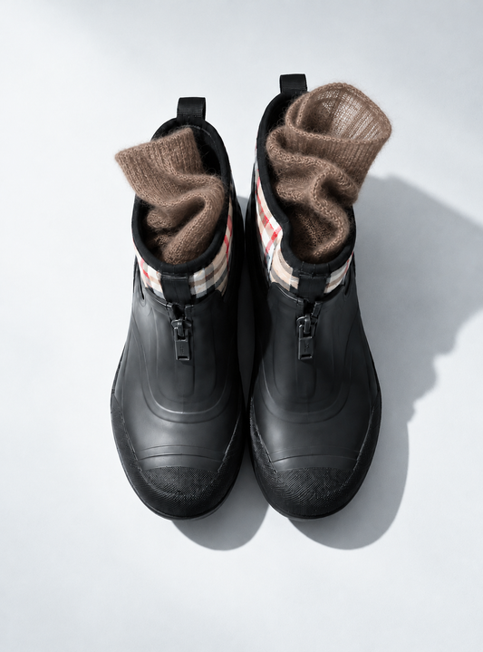 Burberry - Rain Ankle Boots - Black - US 5