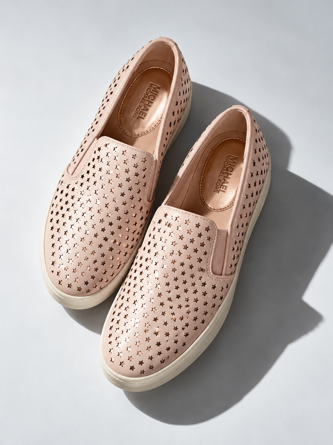Michael Michael Kors - Women's Slip On Sneakers - Rose Gold - US 6