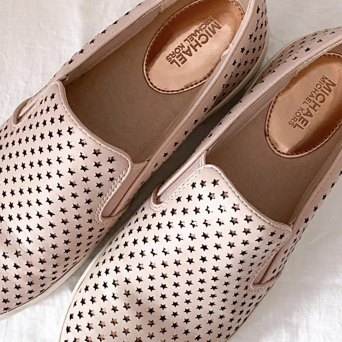 Michael Michael Kors - Women's Slip On Sneakers - Rose Gold - US 6