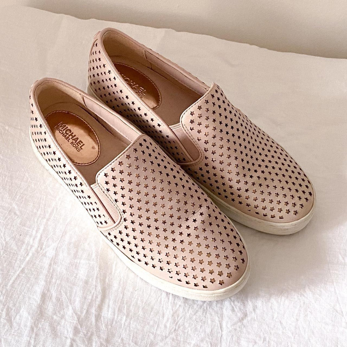 Michael Michael Kors - Women's Slip On Sneakers - Rose Gold - US 6