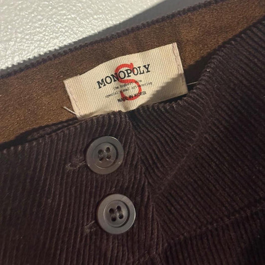 [Made in Korea] Brown Corduroy Shorts - Size Small