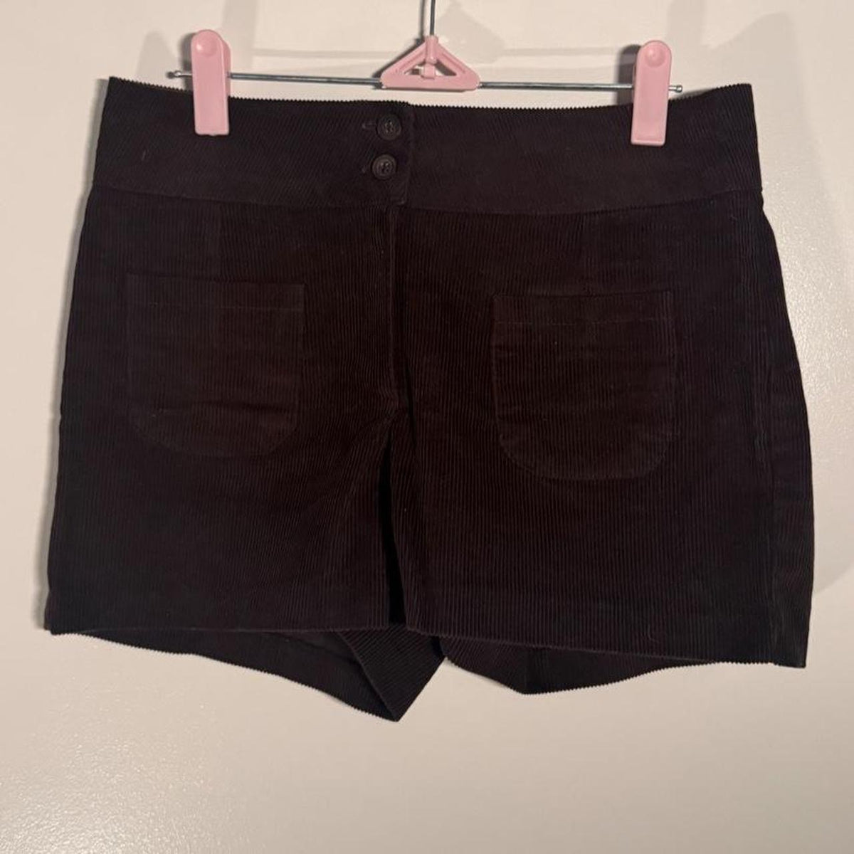 [Made in Korea] Brown Corduroy Shorts - Size Small