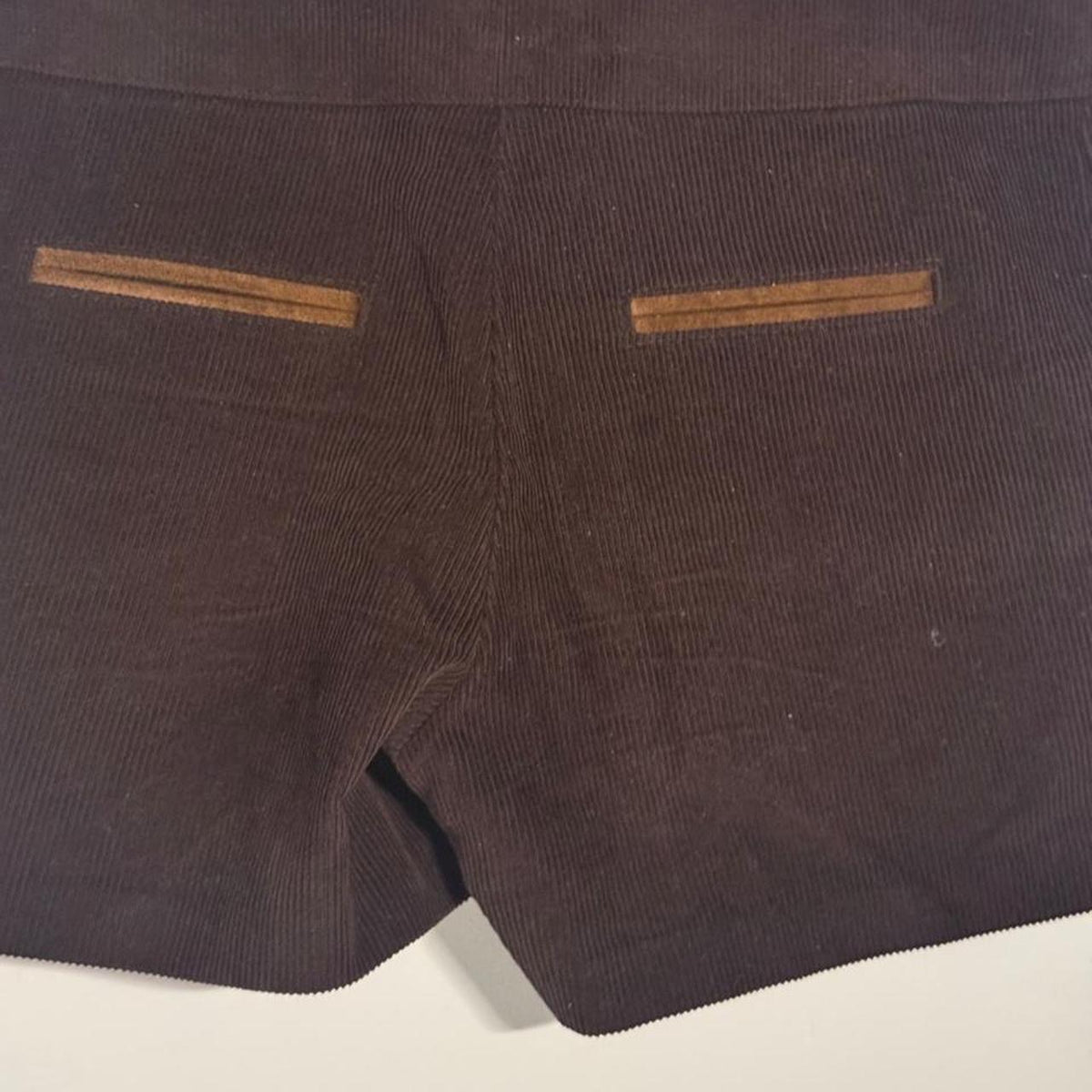 [Made in Korea] Brown Corduroy Shorts - Size Small