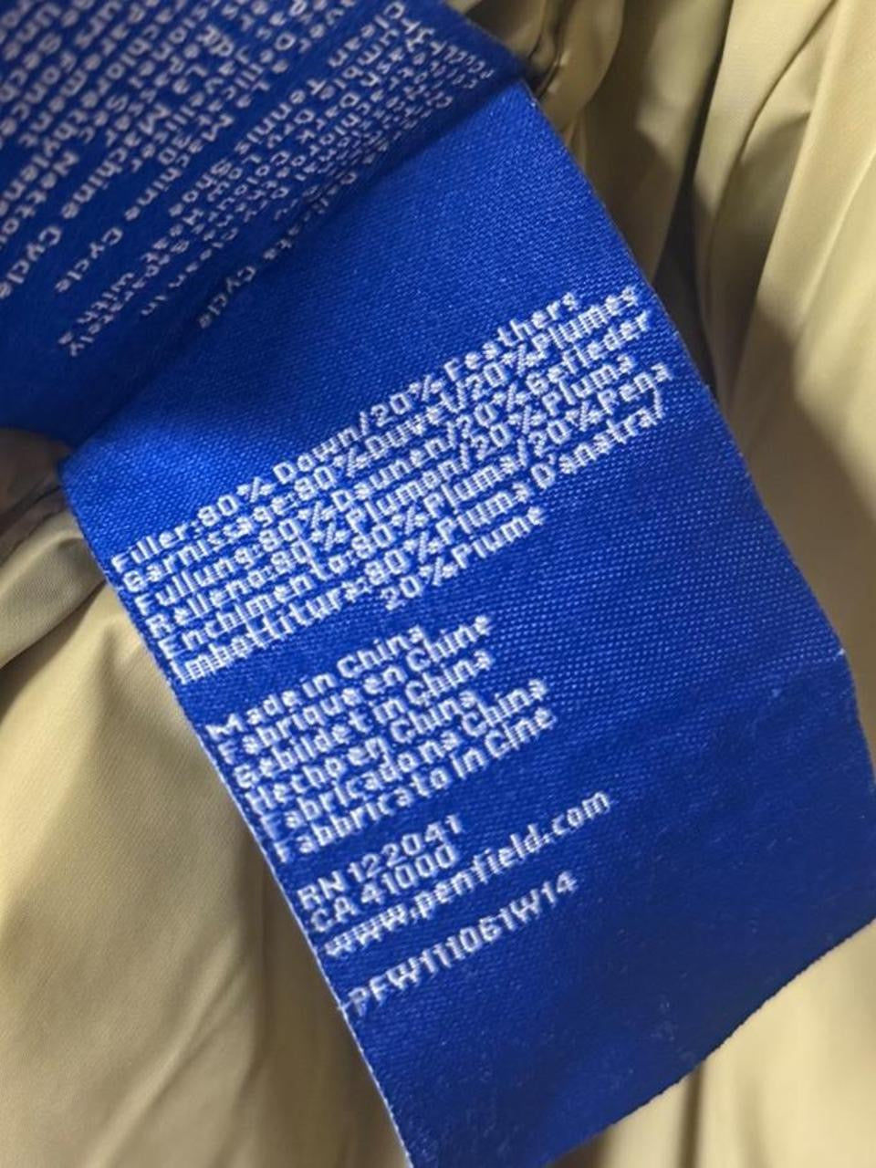 Penfield - Navy Down Jacket - Size S